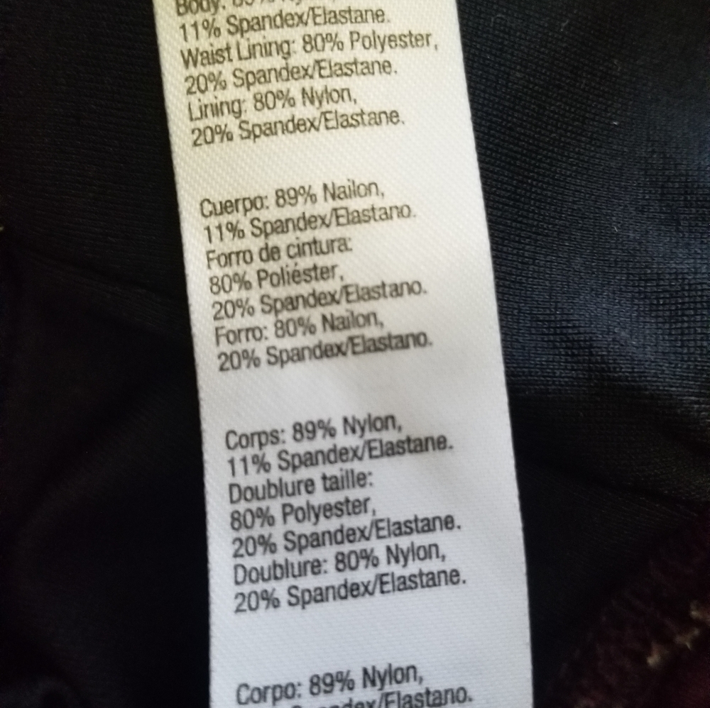 Spanx Micro Rib Knit Control Top Skimmer Leggings Size L - Picture 14 of 14